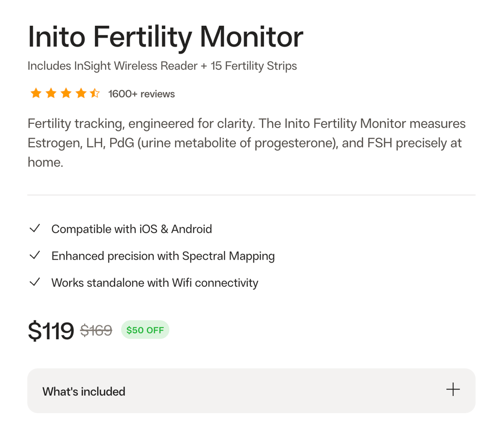 inito ordering the kit2