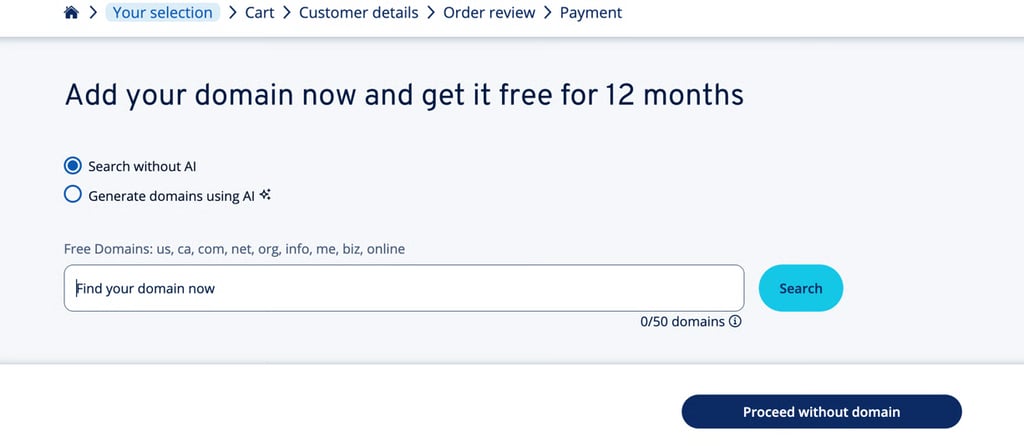 ionos add domain