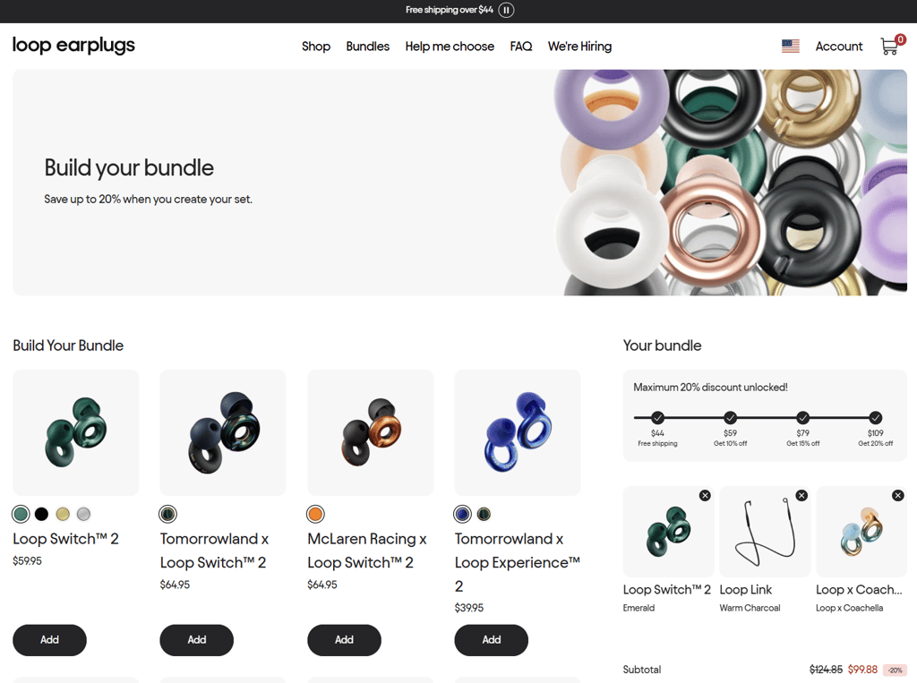 loop earplugs build your bundle