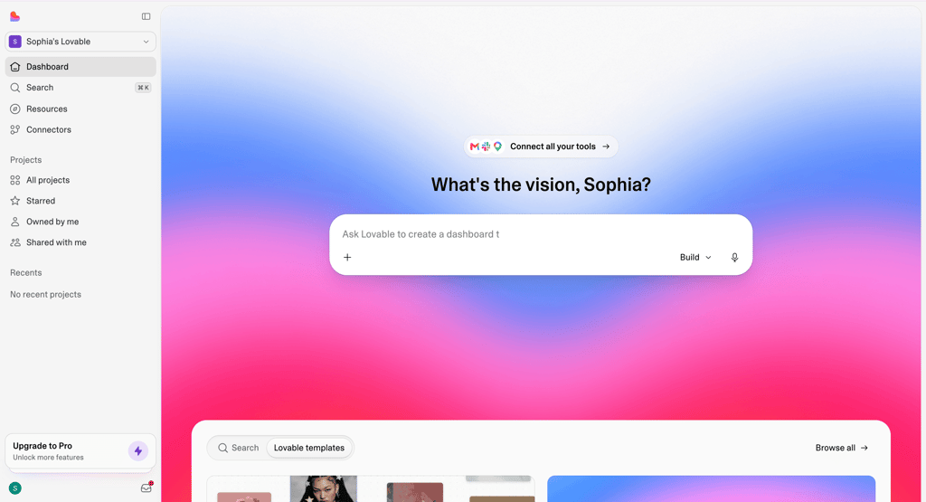 lovable interface 2026 08