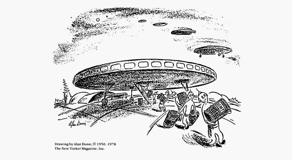 new yorker cartoon aliens