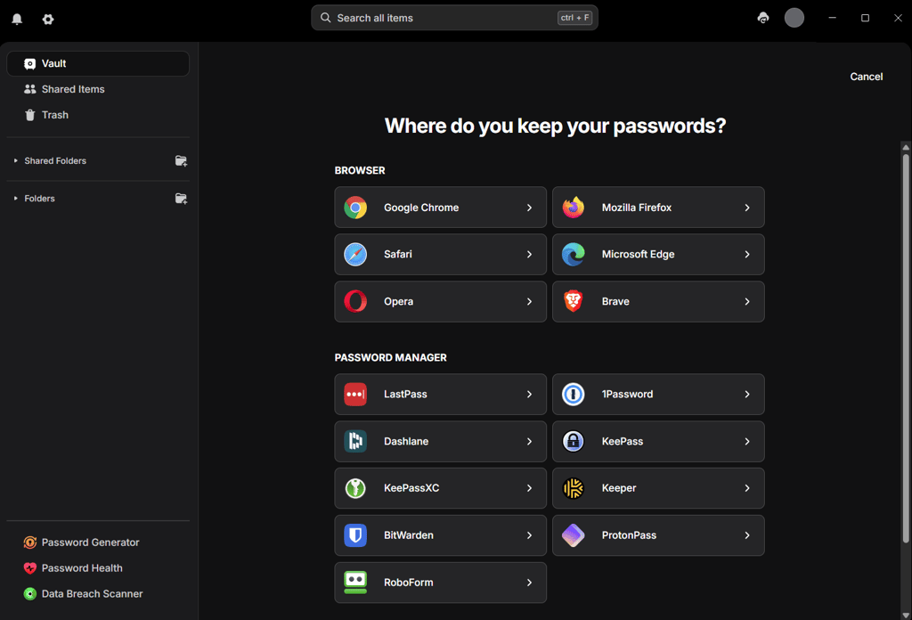 nordpass password import 2026