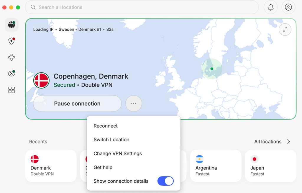 nordvpn doublevpn denmark