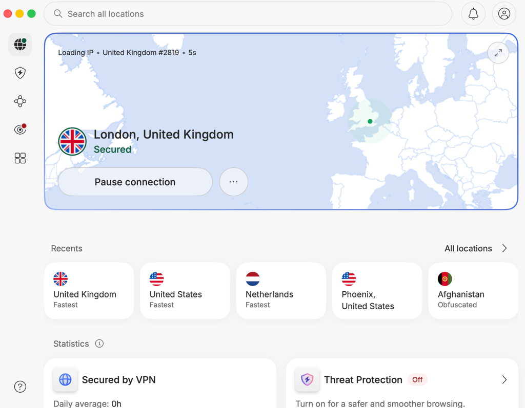 nordvpn uk server august