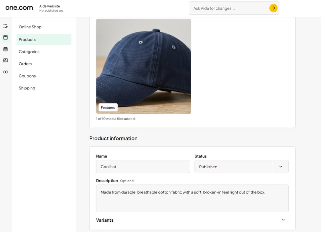 one product information