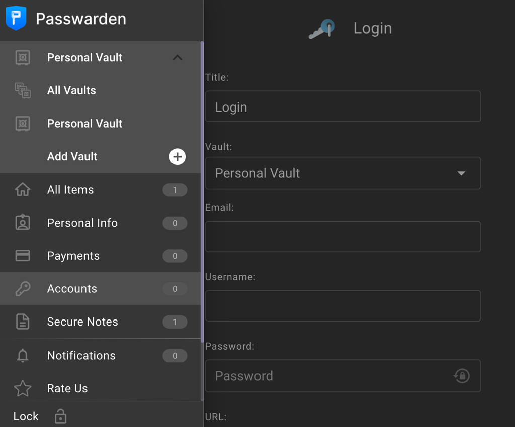 passwarden chrome