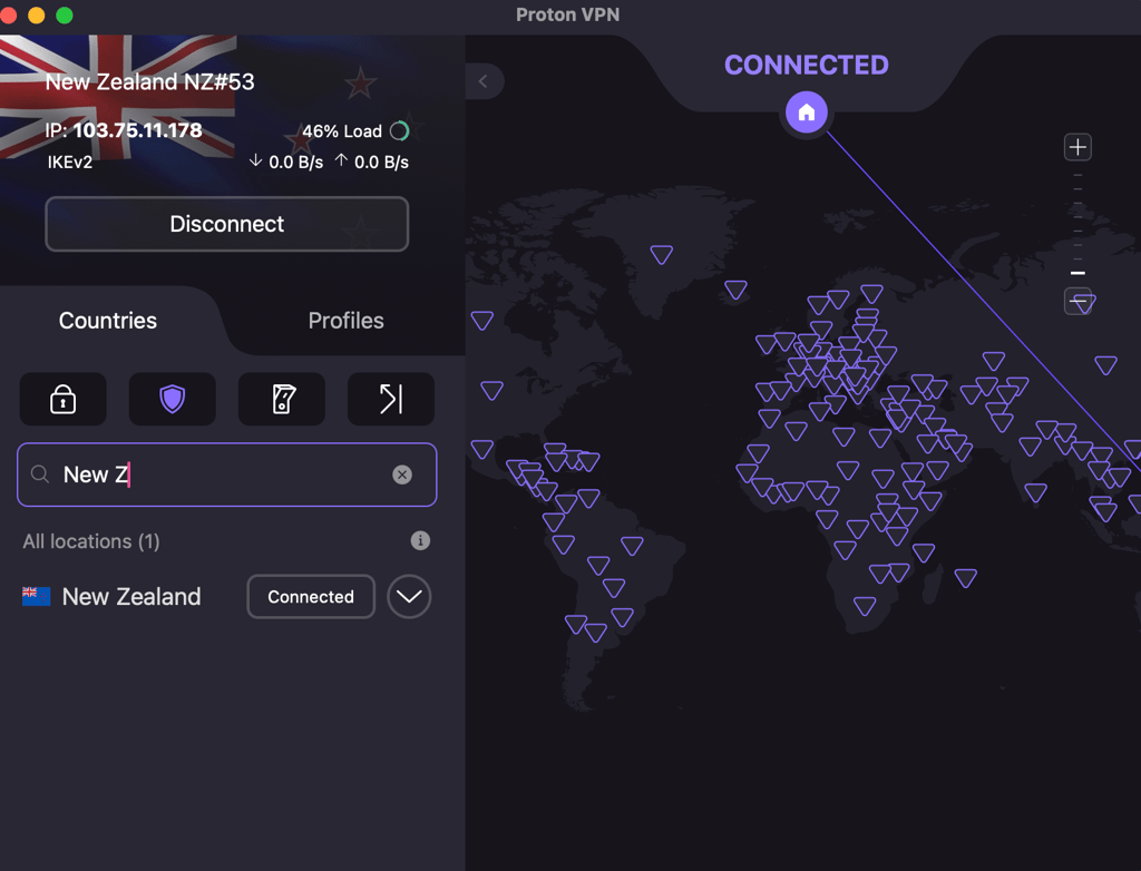 proton vpn new zealand