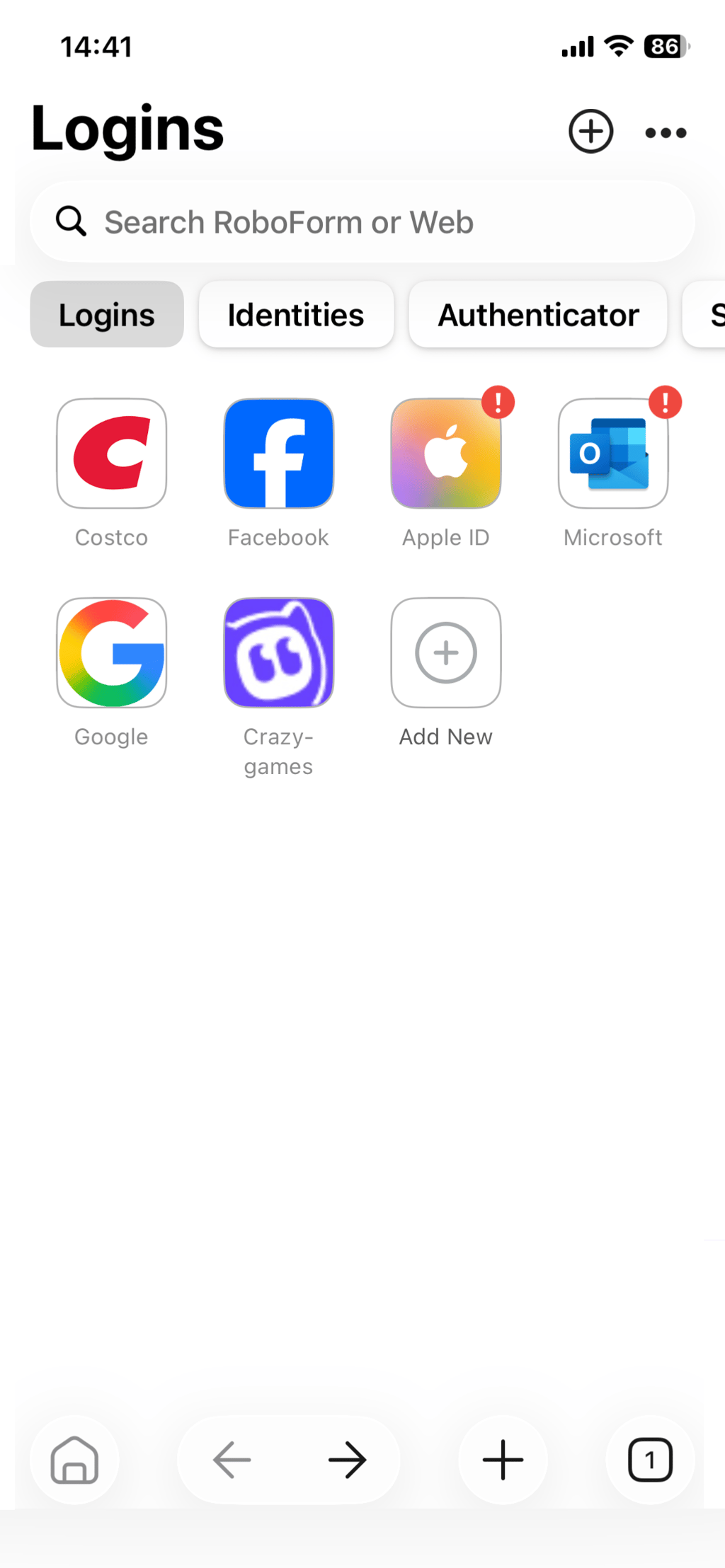 roboform ios