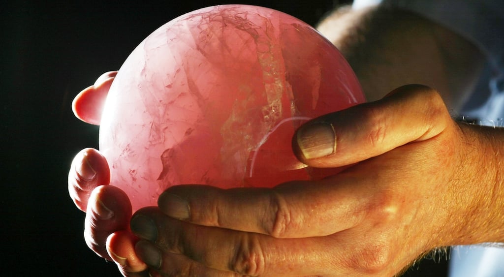 rose quartz ball