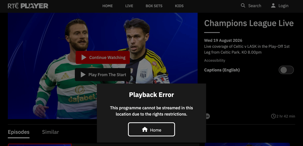 RTE 2 sans VPN