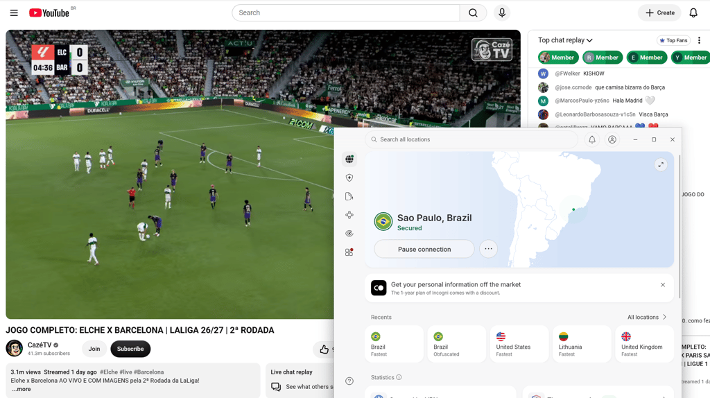 watching laliga on youtube cazetv nordvp