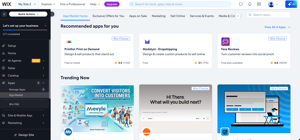 wix app market 2026 08