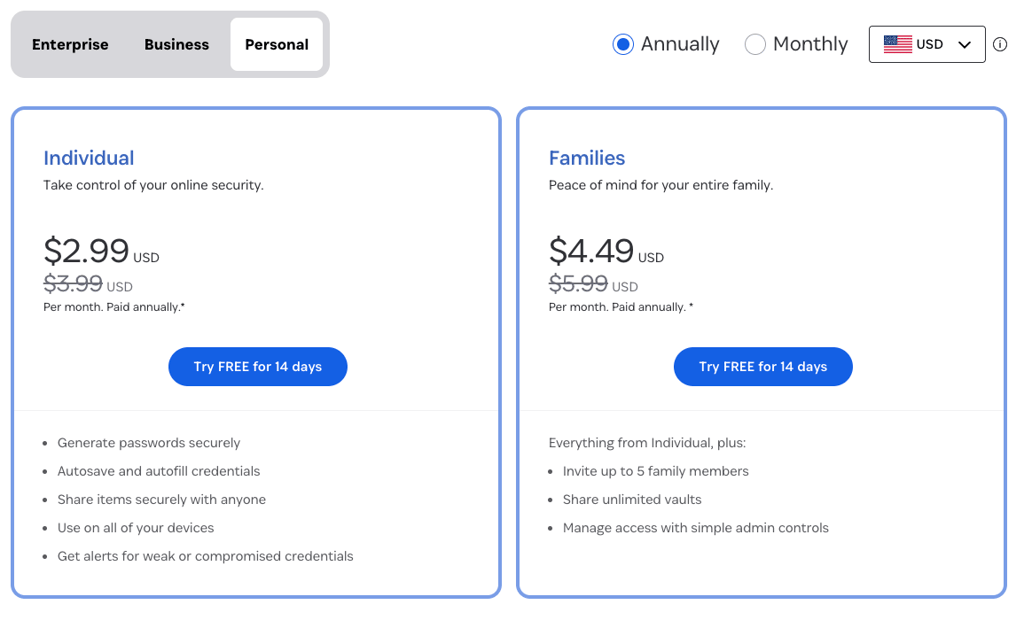 1password early black friday deals