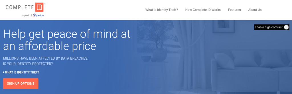 LifeLock vs CompleteID CompleteID homepage