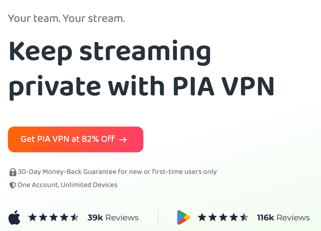PIA VPN step 1