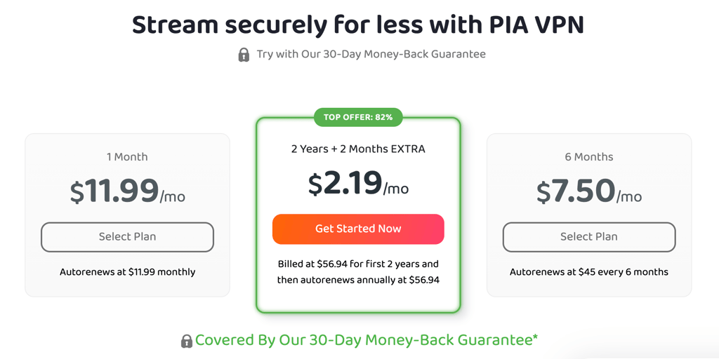 PIA VPN step 2