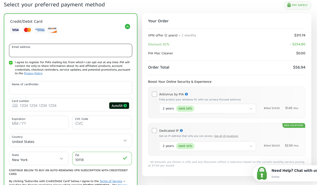 PIA VPN step 3