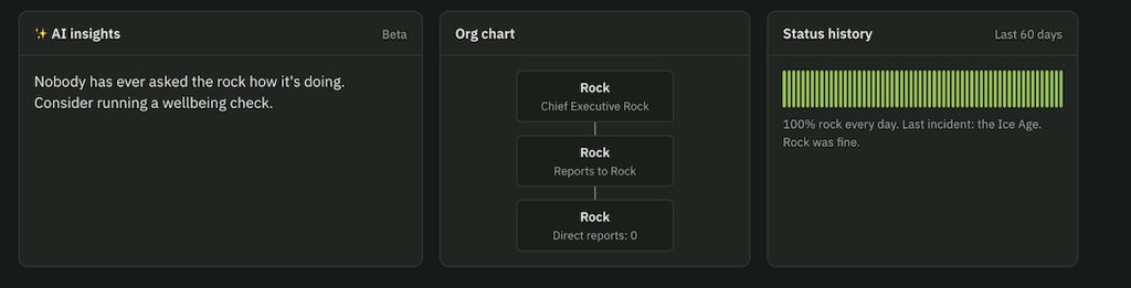 ai insights org chart history rockops