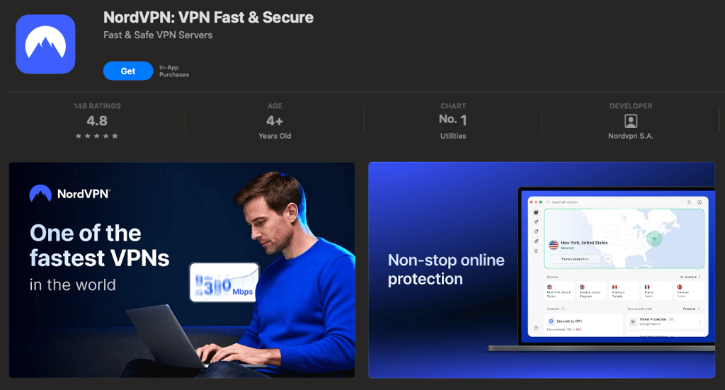 app store macos nordvpn