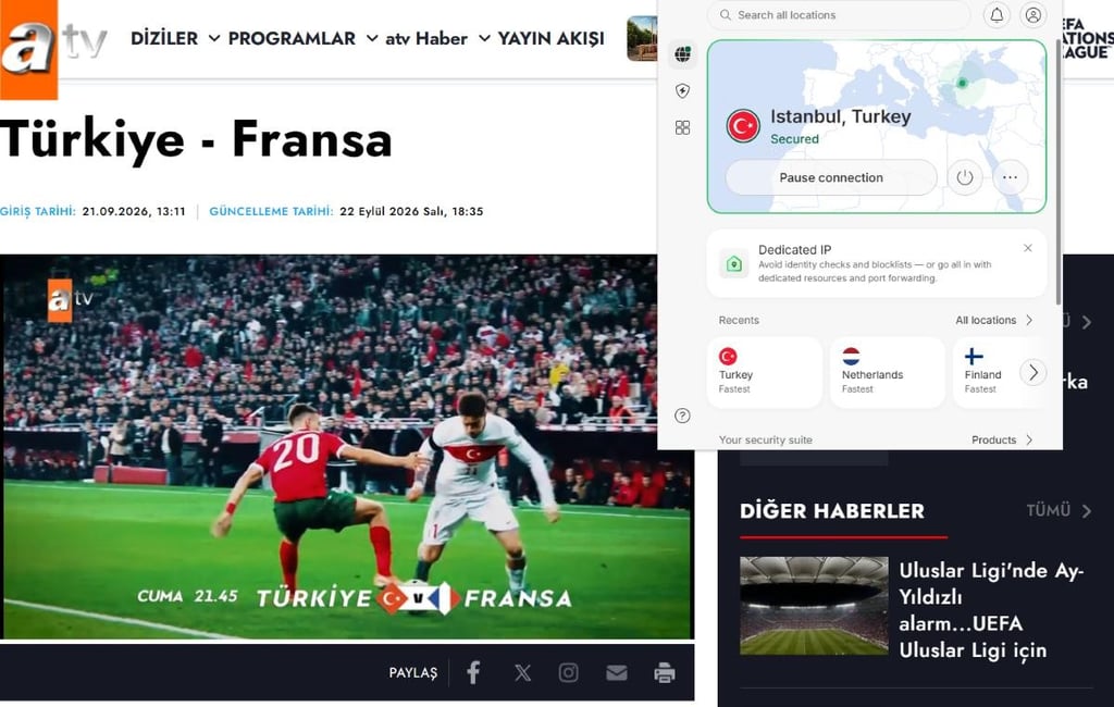 ATV-Stream in Deutschland entsperrt mit NordVPN