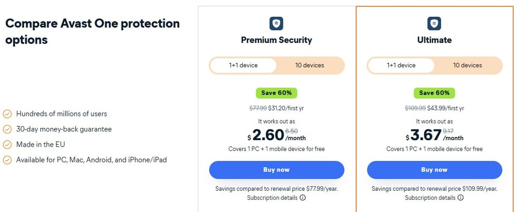 avast antivirus back to school student deals plans