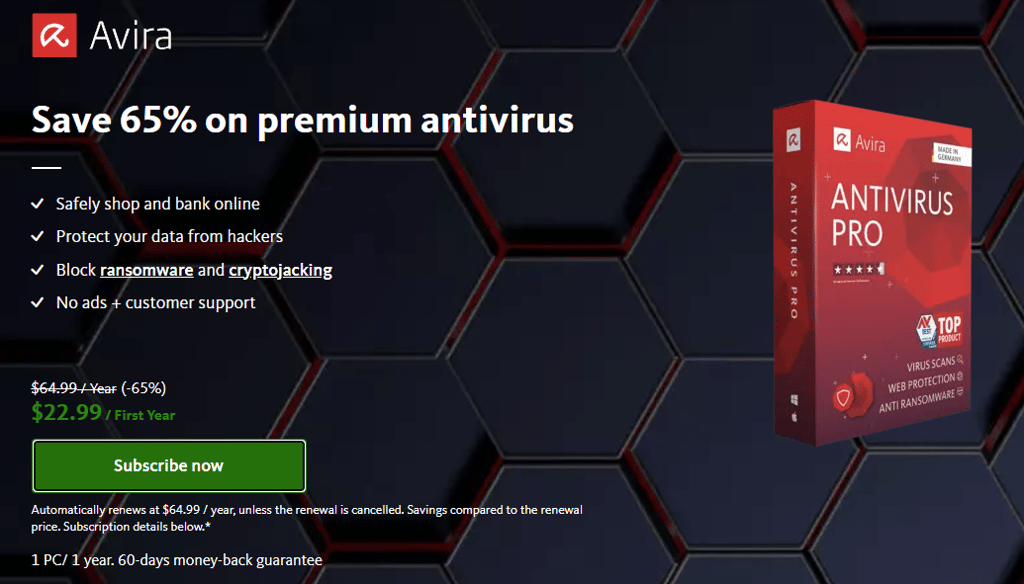 avira early bf deal