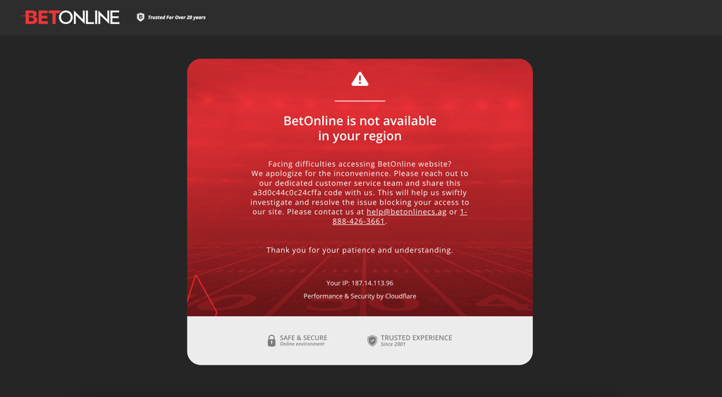 betonline error message