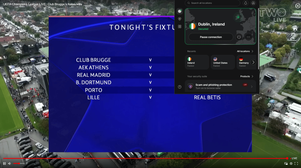 brugge villa live test