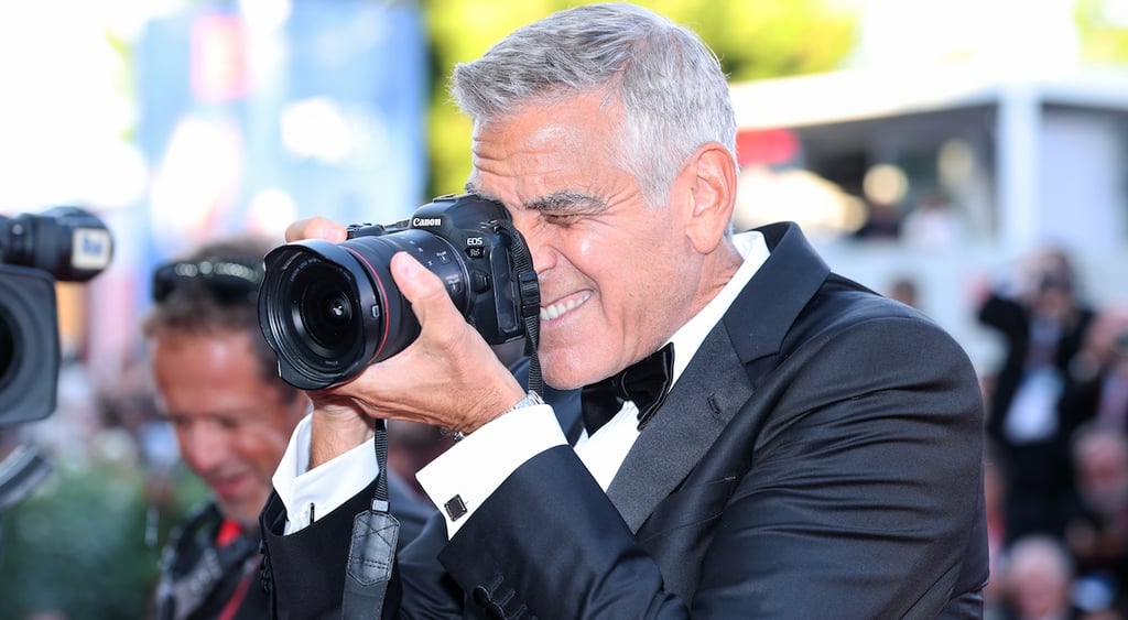 clooney camera press venice