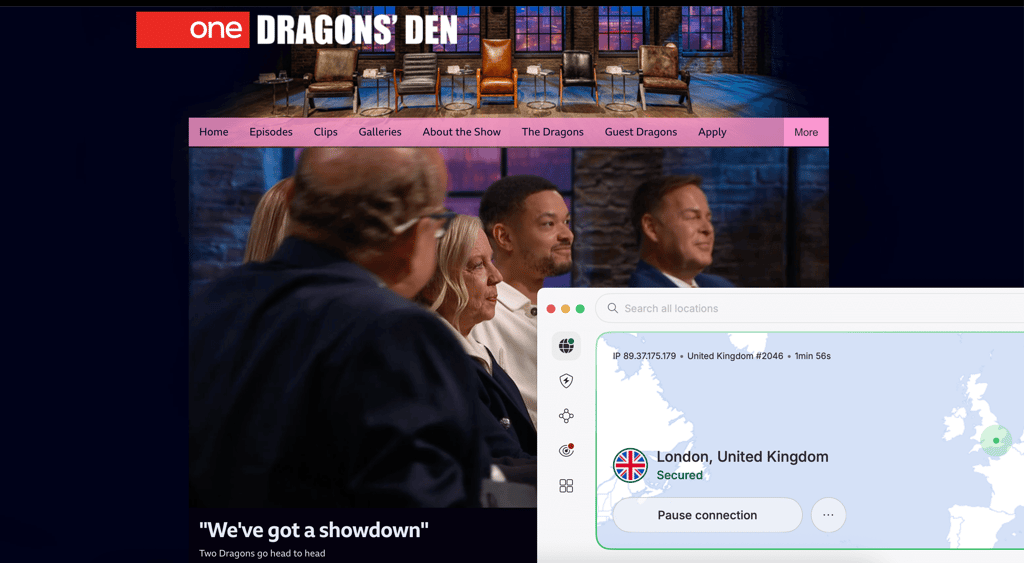 dragons den bbc iplayer