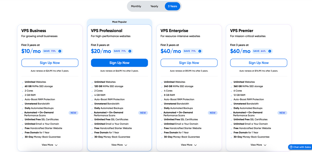 dreamhost vps plans and pricing september 2026