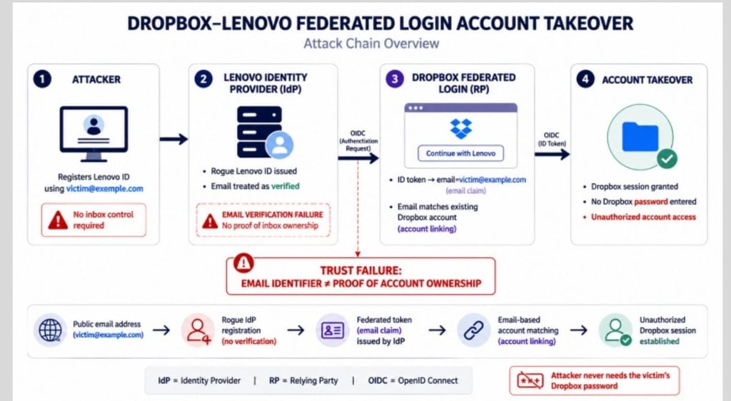 Dropbox breach attack flow