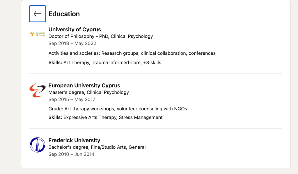 education linkedin