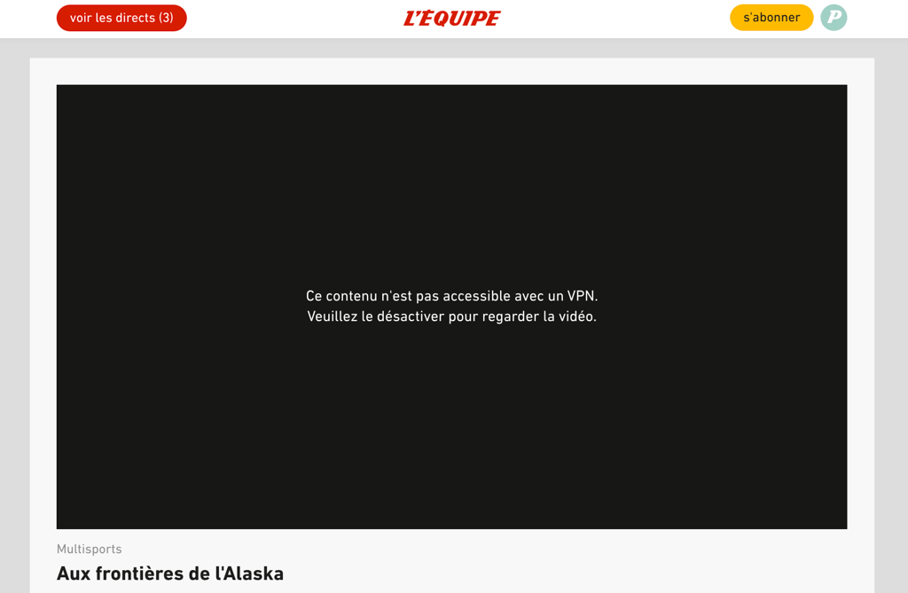 equipe no vpn