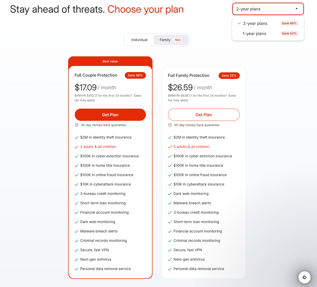 family coveron pricing