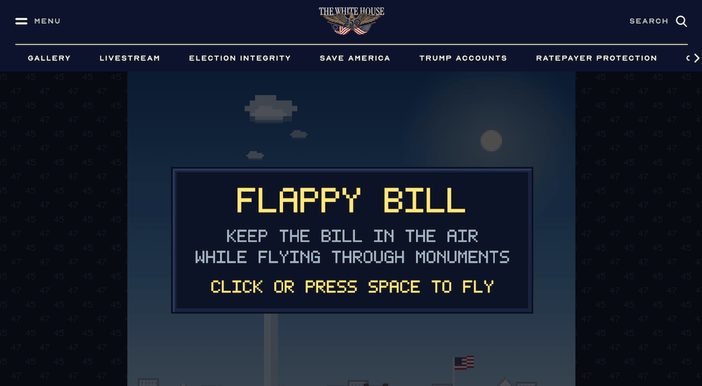 flappy bill white house