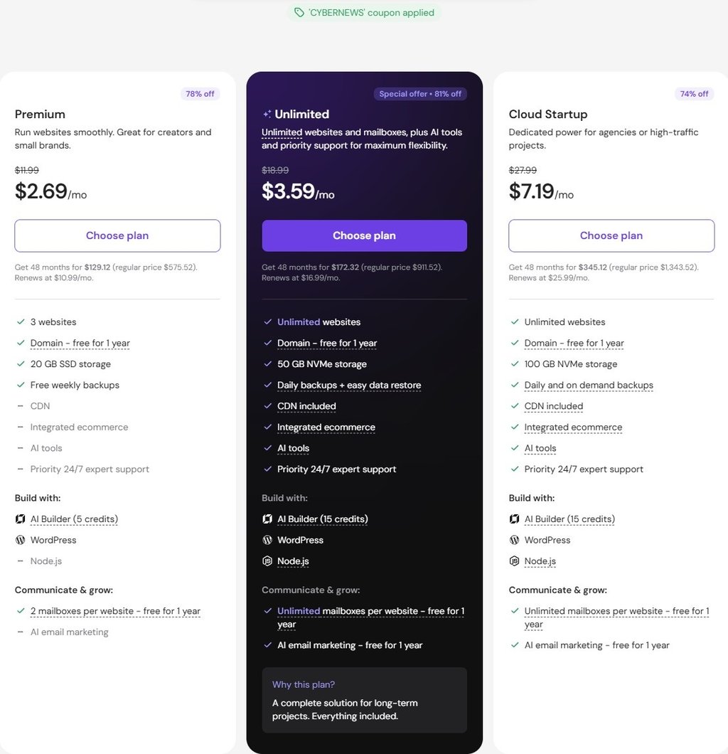 hostinger back to school students deals 2026 hosting plans
