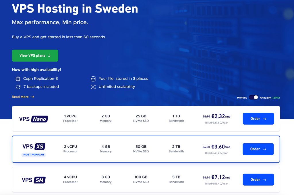 hostup vps plans and pricing septermber 2026