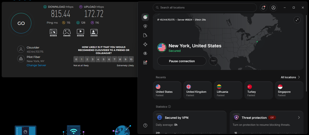 nordvpn speed wg us 2026