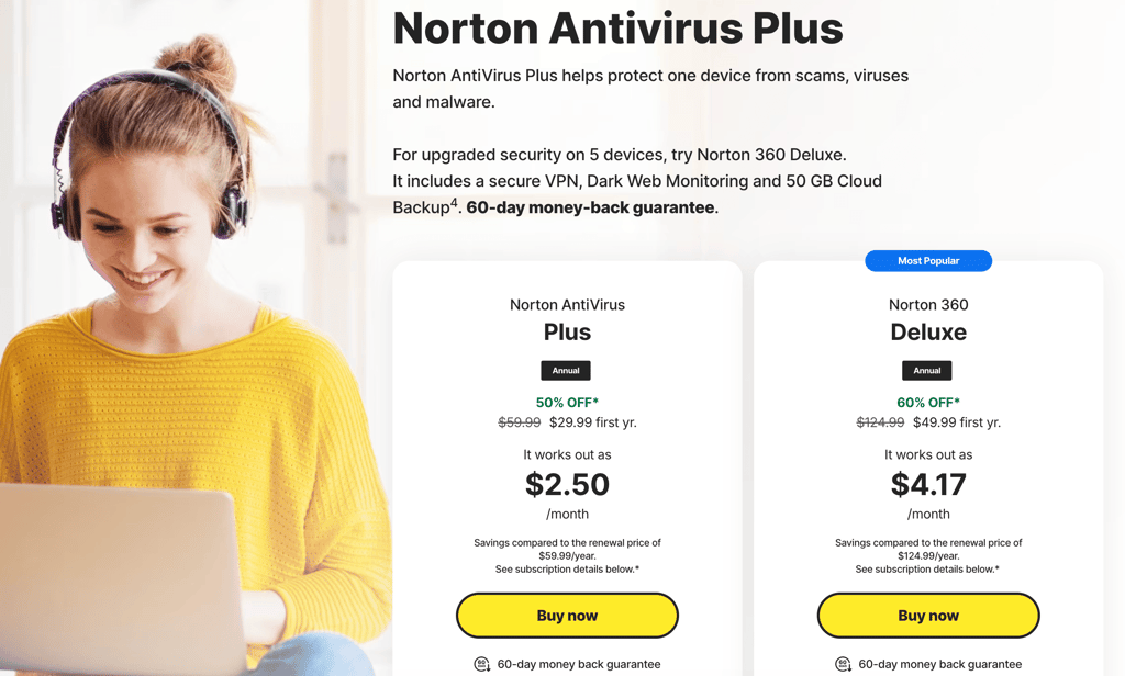 norton early bf deal