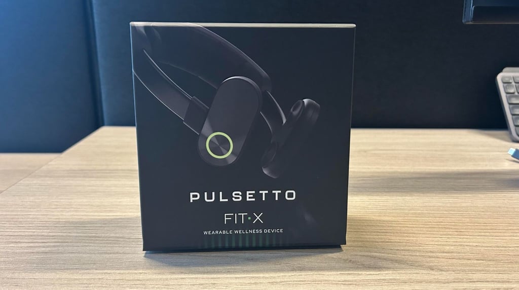 pulsetto fit x box on table
