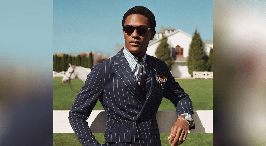 Model from Ralph Lauren’s spring 2025 campaign