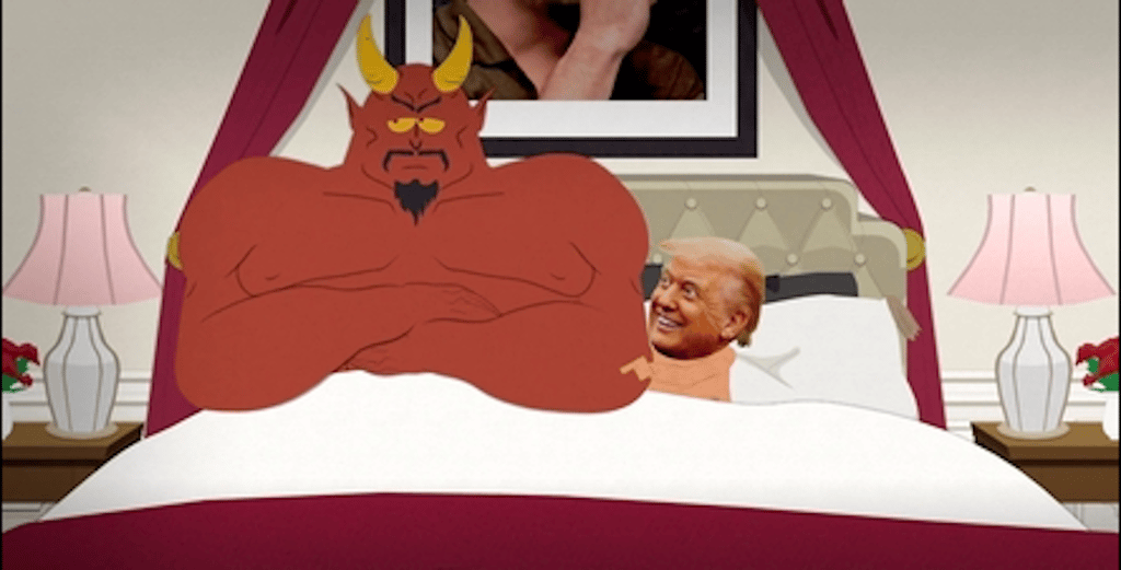 trump satan southpark