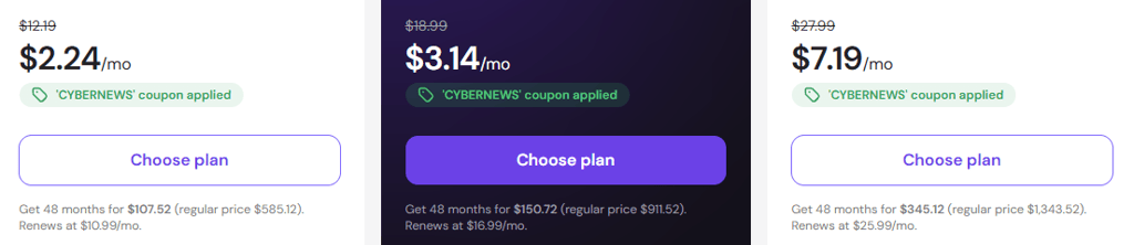Hostinger hosting early BF 2026 renewal pricing