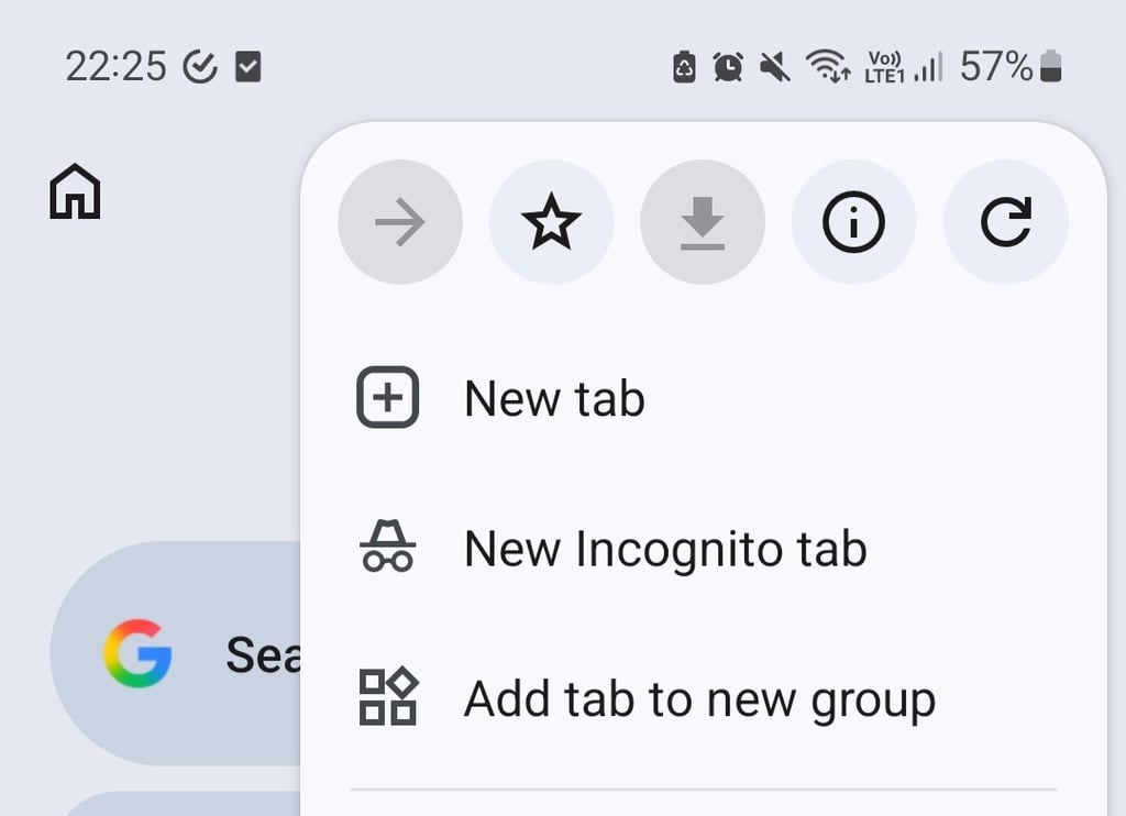 Launching Incognito mode on Android chrome