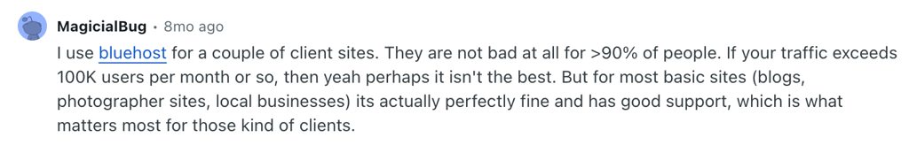bluehost user reviews trustpilot 2026 10