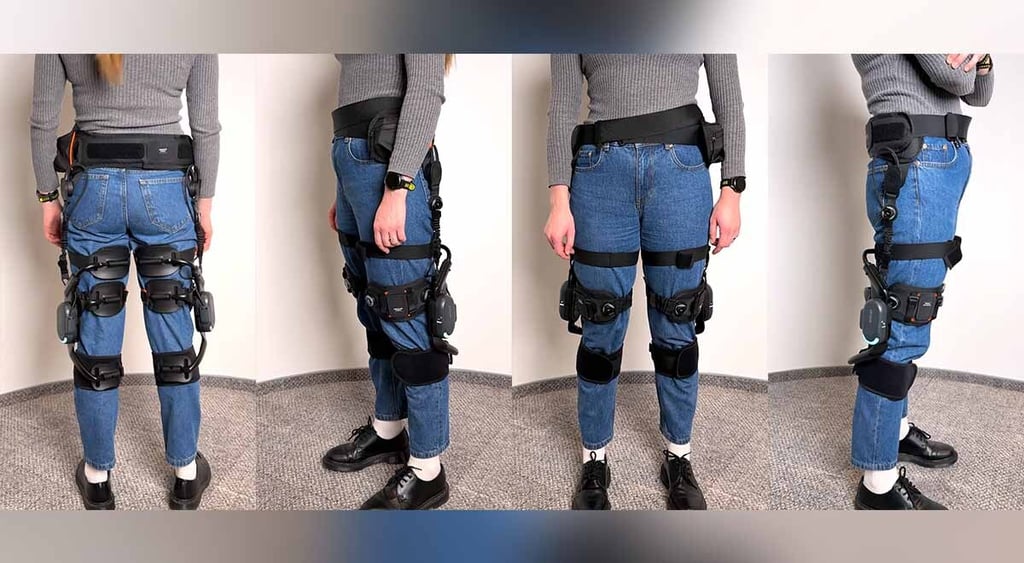 Wearing Dnsys Z1 exoskeleton