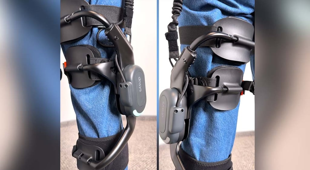 Dnsys Z1 exoskeleton from up close