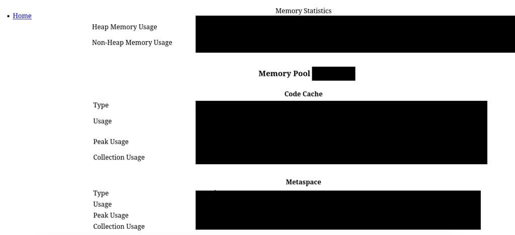 QuickLaunch memory statistics