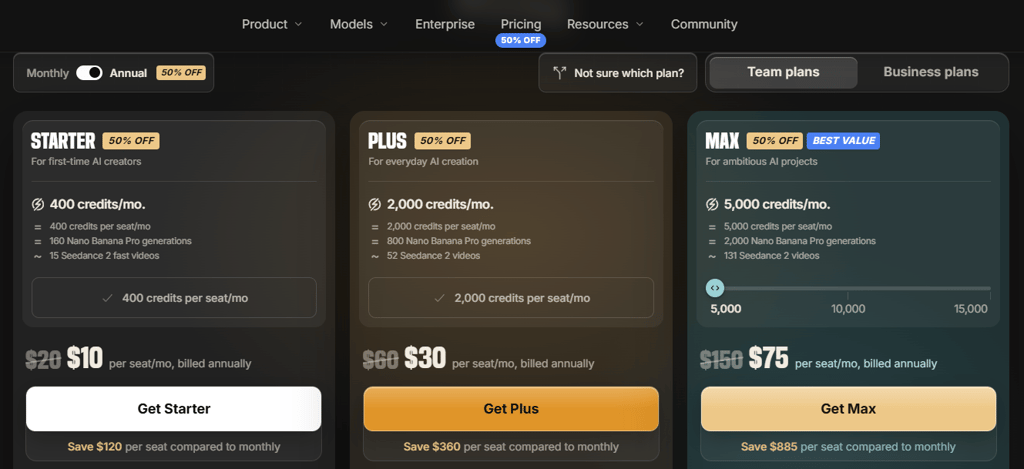 invideo ai subscriptions